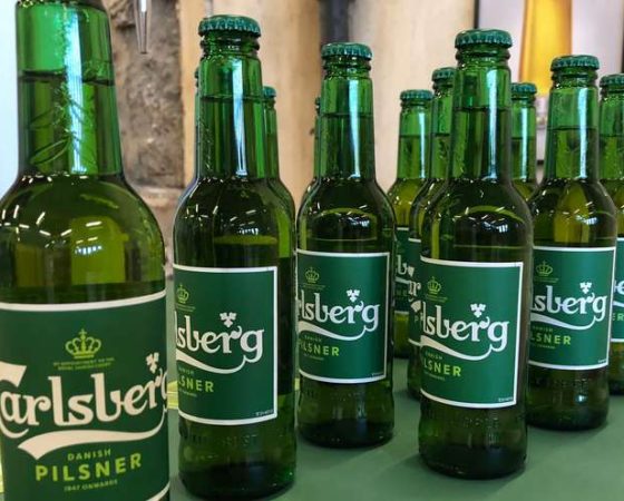 Carlsberg chose the global ink manufacturer hubergroup as main supplier for their beer labels