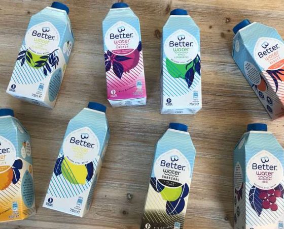 Unilever’s start-up brand B-Better launches innovative water range in SIG’s carton bottle combidome