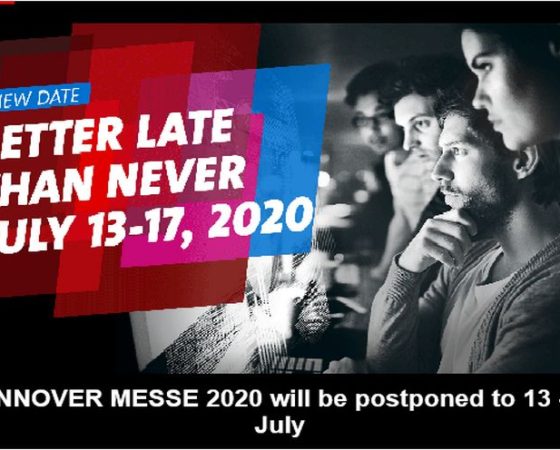 HANNOVER MESSE 2020 will be postponed to 13 – 17 July