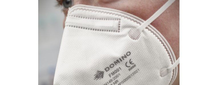 Domino’s new food packaging ink supports coding on respirator face masks
