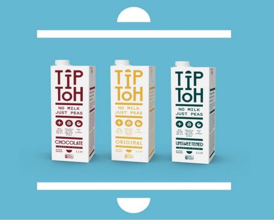 Start-up Tiptoh partners with SIG and  Olympia Dairy to launch first pea protein  beverages in Belgium